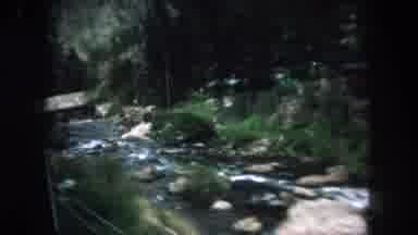 Summit County Colorado USA (1962): Car Ride Of River And Rocks And Woods