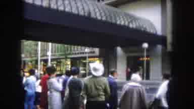 Summit County Colorado USA (1962): Vintage Footage Of People Waiting In Line In