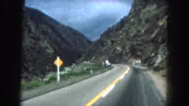 Summit County Colorado USA (1962): Road Trip Through Empty Road Of The Rocky
