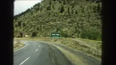 Summit County Colorado USA (1962): A Road Is Running At The Foot Of A Mountain