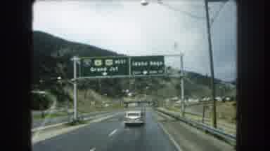 Summit County Colorado USA (1962): A Road Trip Driving Down The Highway In Idaho
