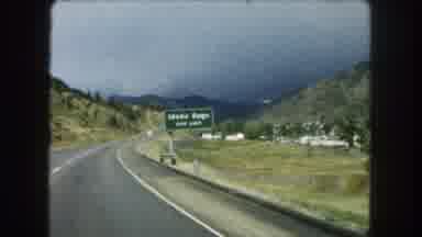 Summit County Colorado USA (1962): Film From Moving Vehicle Traveling On Highway