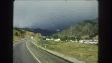 Summit County Colorado USA (1962): Mountainous Drive Into A Storm