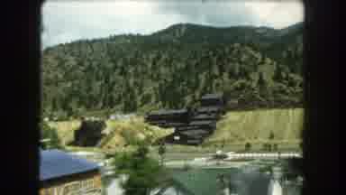 Summit County Colorado USA (1962): Moving Scene Of Building Of Various Sizes