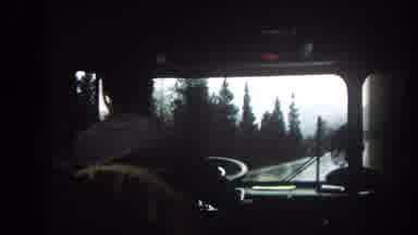 Summit County Colorado USA (1962): Driving A Bus At Winter Time