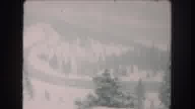 Summit County Colorado USA (1962): Helicopter Looking At Traffic Cause Of All The