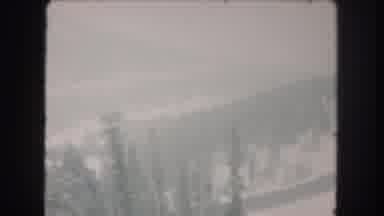 Summit County Colorado USA (1962): Low Visibility On A Snowy Day Observing The