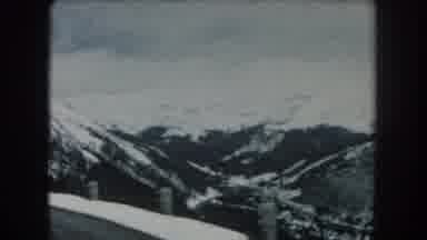 Summit County Colorado USA (1962): View From A Moving Vehicle Driving On A Clear