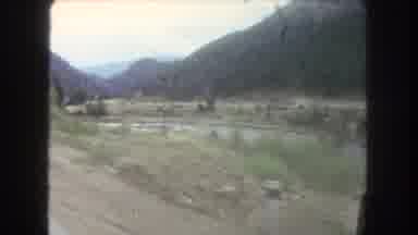 Summit County Colorado USA (1962): Passing View Of Mountains And Trees On A Clear