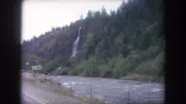 Winter Park Colorado USA (1962): Driving Down Interstate Looking At A River To The