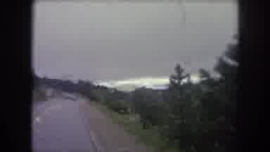 Winter Park Colorado USA (1962): Rainy Hillside View From The Road