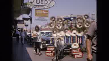 Barrington Illinois USA (1963): A Moment In Time With People Strolling Shops And