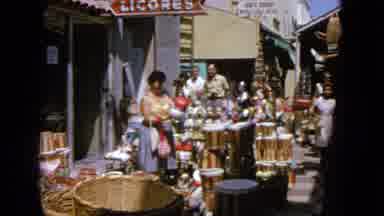 Barrington Illinois USA (1963): Crowd Of People Walking Through A Street Mall