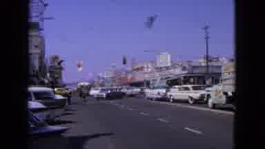 Barrington Illinois USA (1963): Old City With Old Scene With Cars Of The Time