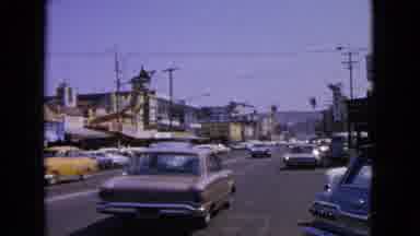 Barrington Illinois USA (1963): Cars Driving Down The Road