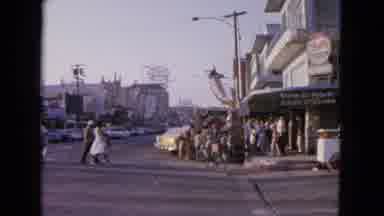 Barrington Illinois USA (1963): People Walking Through A Town