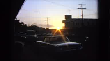 Barrington Illinois USA (1963): Parking Lot With Car In Foreground And Clinic In