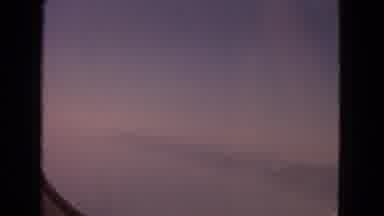 Barrington Illinois USA (1963): Flying Through Pink Vintage Sunset