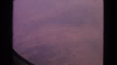 Barrington Illinois USA (1963): Moving Video On An Airplane Of A Red Landscape