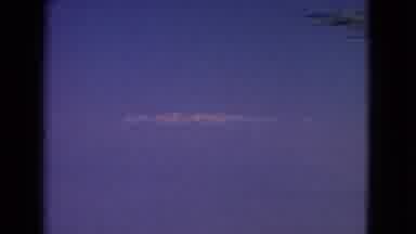 Barrington Illinois USA (1963): A White Cloud In Blue Sky Is Captured From