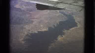Barrington Illinois USA (1963): Flying In A Plane With Window Seat View
