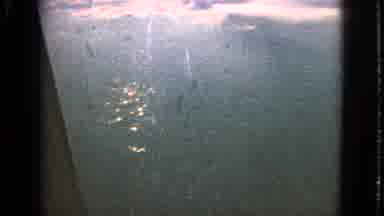 Barrington Illinois USA (1963): Flying Above A Sepia-Toned Cloudline In An Antique