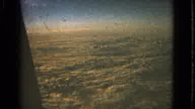 Barrington Illinois USA (1963): A Window View From The Airplane Before Landing In