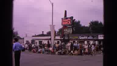 Barrington Illinois USA (1963): People Visiting An Historical Landmark