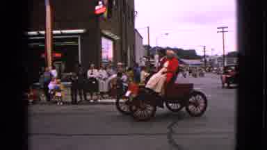 Barrington Illinois USA (1963): Street Men Manchildren Parade Old Carstreet
