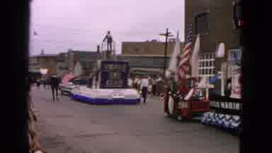 Barrington Illinois USA (1963): Vintage Us Marching Band And Parade With Marine