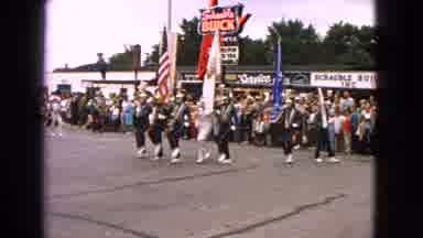 Barrington Illinois USA (1963): A Town Gathering People Celebrations With Many