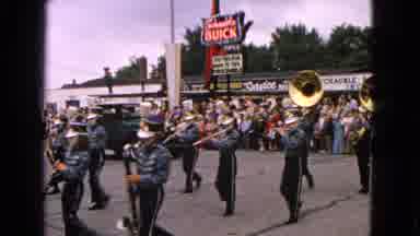 Barrington Illinois USA (1963): A City Parade During The 1940'S