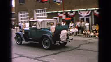 Barrington Illinois USA (1963): Many Of The Persons Are Very Busy In The Roadside