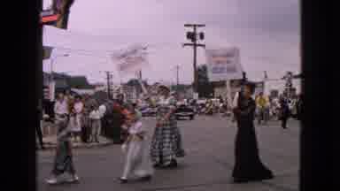 Barrington Illinois USA (1963): Vintage Footage Of Period March On Streets