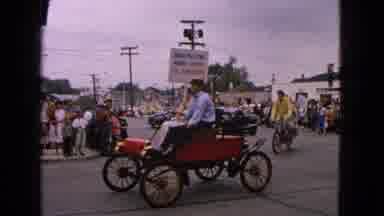 Barrington Illinois USA (1963): Parade Honoring Someone Important Possible Footage