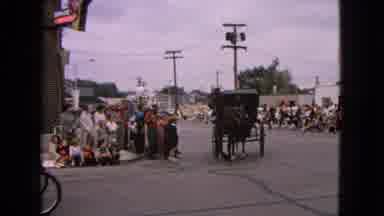 Barrington Illinois USA (1963): Horse And Carriage In A Parade With Soldiers