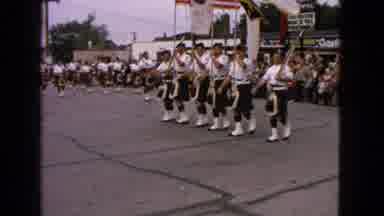 Barrington Illinois USA (1963): Town's Parade Celebrating Special Event In The