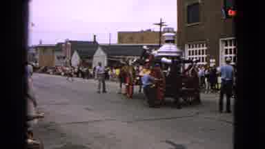 Barrington Illinois USA (1963): Large Horse Drawn Carriage Is Pulled By Stressed