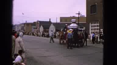 Barrington Illinois USA (1963): A Parade In Which There Is A Problem With A Horse