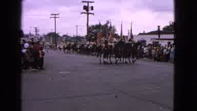 Barrington Illinois USA (1963): Horse Exhibition In A Little Town With Much People