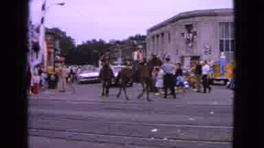 Barrington Illinois USA (1963): Riding Horse On Road