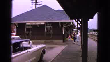 Barrington Illinois USA (1963): Children Are Playing With Balloons On The Front