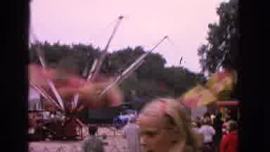 Barrington Illinois USA (1963): First There Is An Amusement Park Ride With People