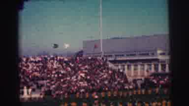Bowling Green University USA (1963): Marching Band On The Field Performing And