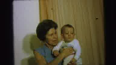Camden New Jersey (1963): Grandmother And Grandchild In Vintage Film Clip Spending