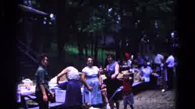 Cold Springs New York USA (1963): People Having Picnic In The Park