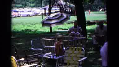 Cold Springs New York USA (1963): A Family Reunion In The Park With Lots Of People