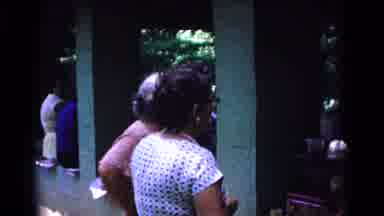 Cold Springs New York USA (1963): Grandmother Mother Children Standing And