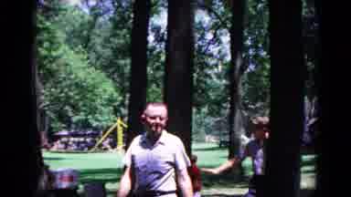 Cold Springs New York USA (1963): Large Gathering Of People Of All Ages Seniors As