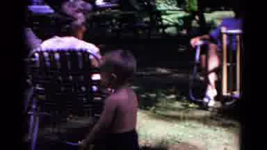 Cold Springs New York USA (1963): Family Gathering While Toddler Boy With Buzz